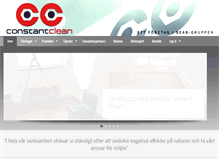Tablet Screenshot of constantclean.se
